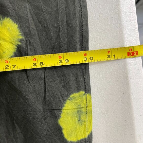 Men's Black and Yellow Casual Button Down Shirt - Picture 12 of 12